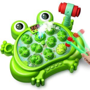 HopeRock Toys for 2 3 4 5 Year Old Boy,Toddler Toys Age 2-4, Whack A Frog Game,
